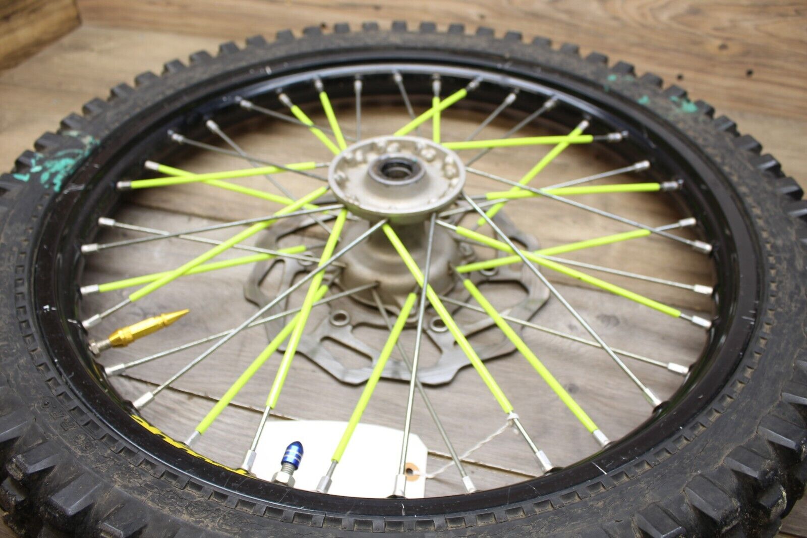 15 2015 Kawasaki KX450F KX 450 STRAIGHT FRONT WHEEL RIM 21x1.60 W WAVE ROTOR