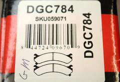 Ceramic Disc Brake Pad Set Duralast Gold C Max DGC784