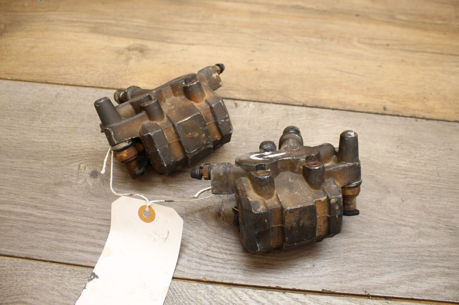 05-07 Kawasaki BRUTE FORCE 750 4x4 FRONT LEFT RIGHT BRAKE CALIPER SET PAIR