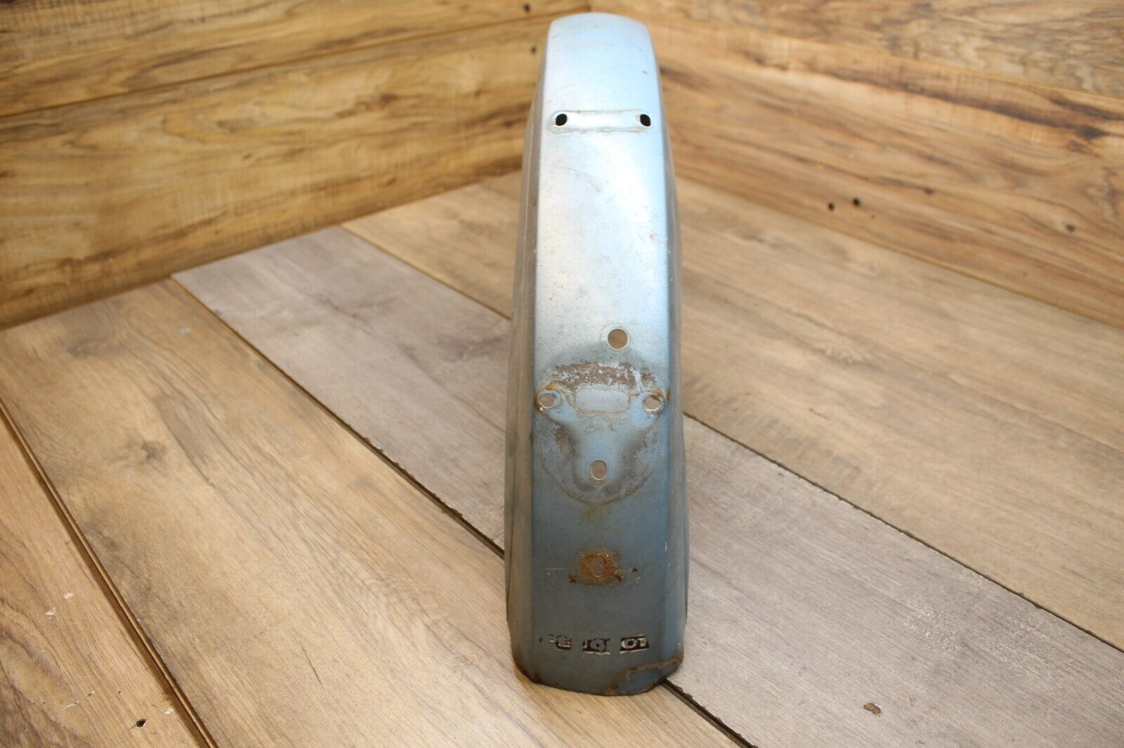 1978 PEUGEOT 103 BLUE METAL REAR BACK FENDER COWL FAIRING