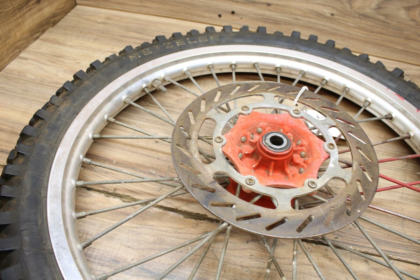 1991 KTM 450 ESC FRONT WHEEL RIM 3.00-21 W TIRE