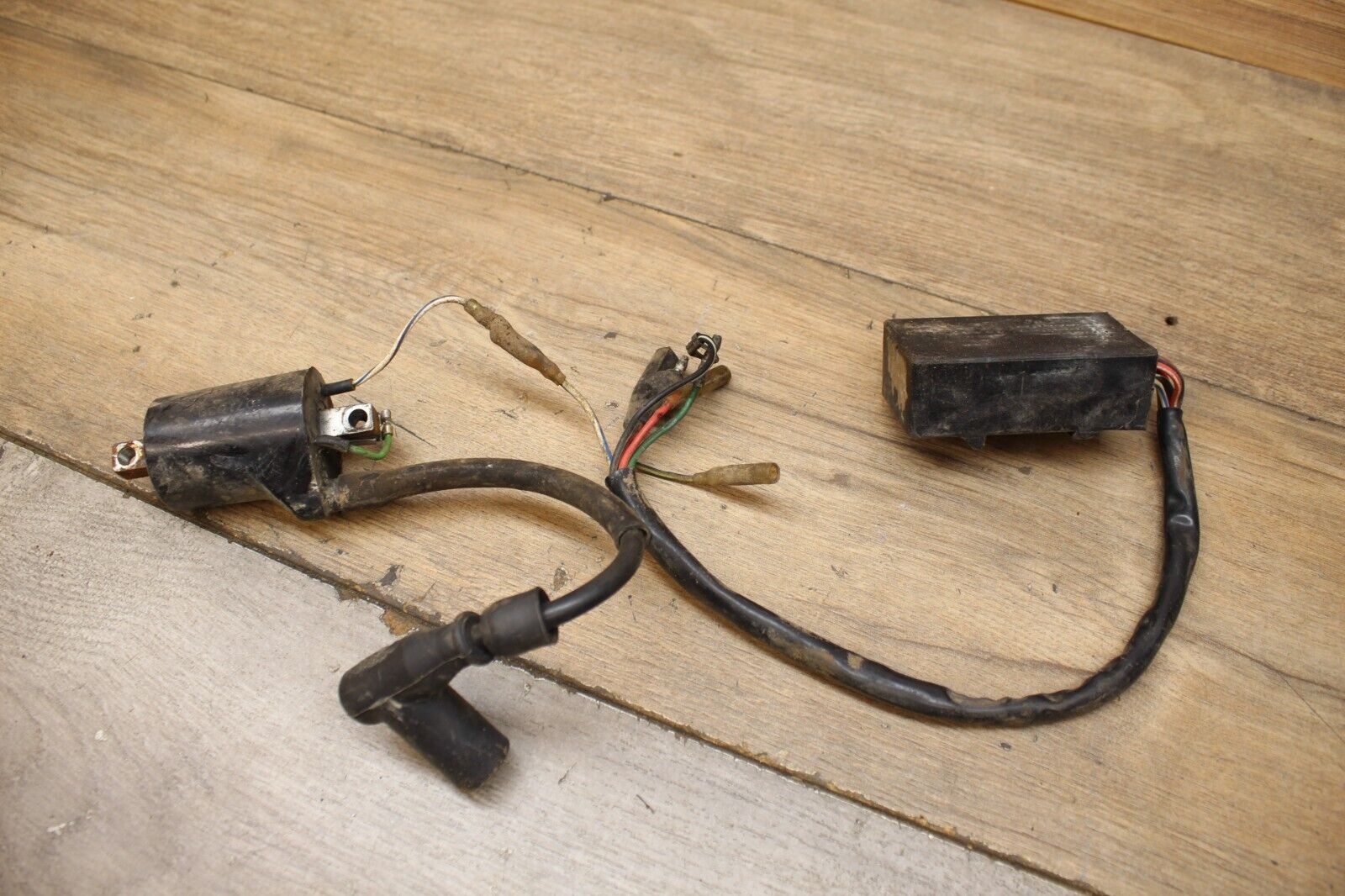 1992 92 Suzuki RM125 RM 125 CDI COMPUTER BLACK BOX IGNITION COIL KILL SWITCH