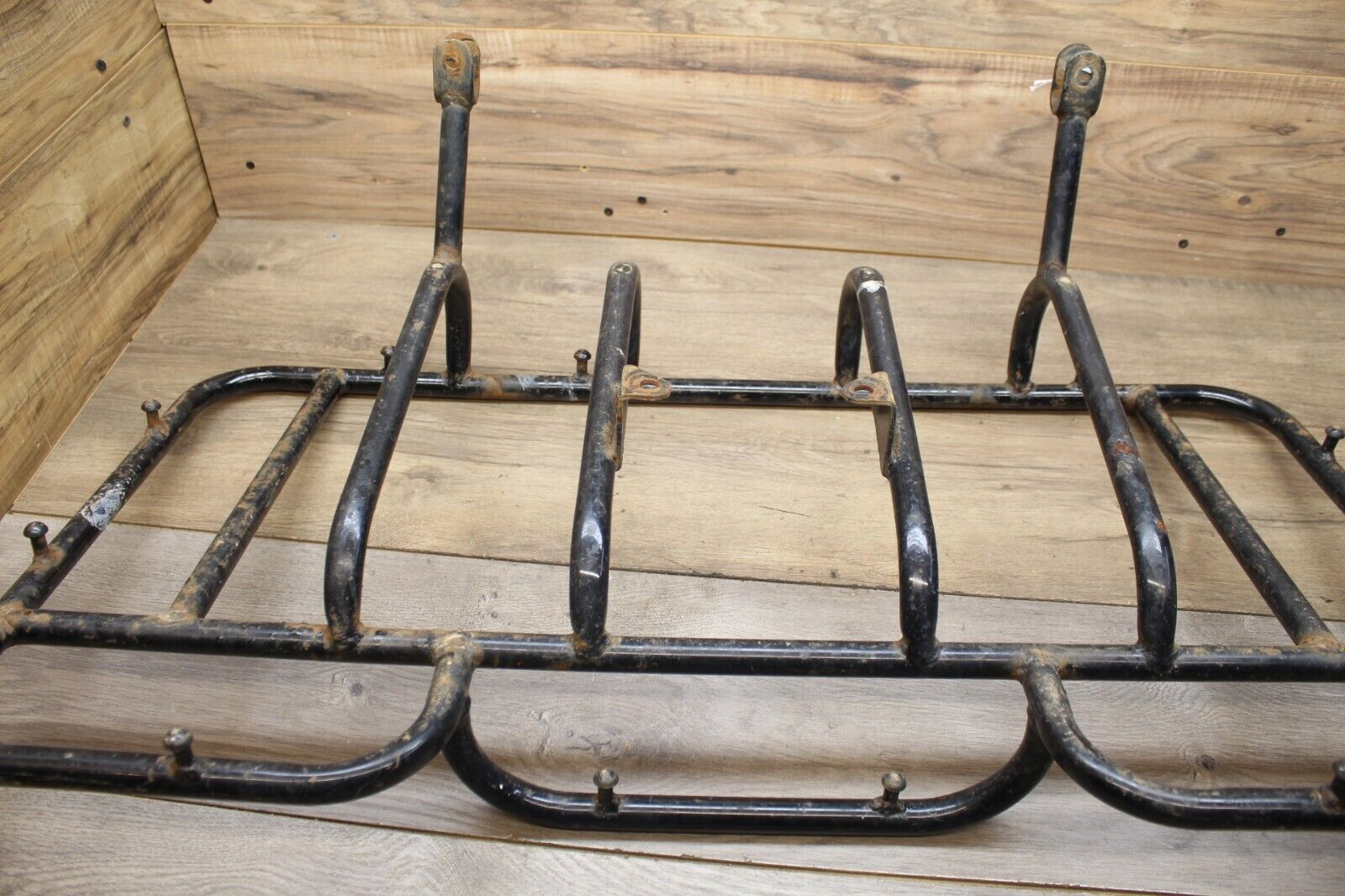 1985 Suzuki LT250EF LT 250 STRAIGHT BLACK FRONT LUGGAGE RACK