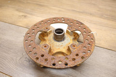 02 KAWASAKI PRAIRIE 360 FRONT LEFT OR RIGHT WHEEL HUB W ROTOR