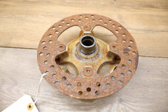 02 KAWASAKI PRAIRIE 360 FRONT WHEEL LEFT OR RIGHT HUB W ROTOR