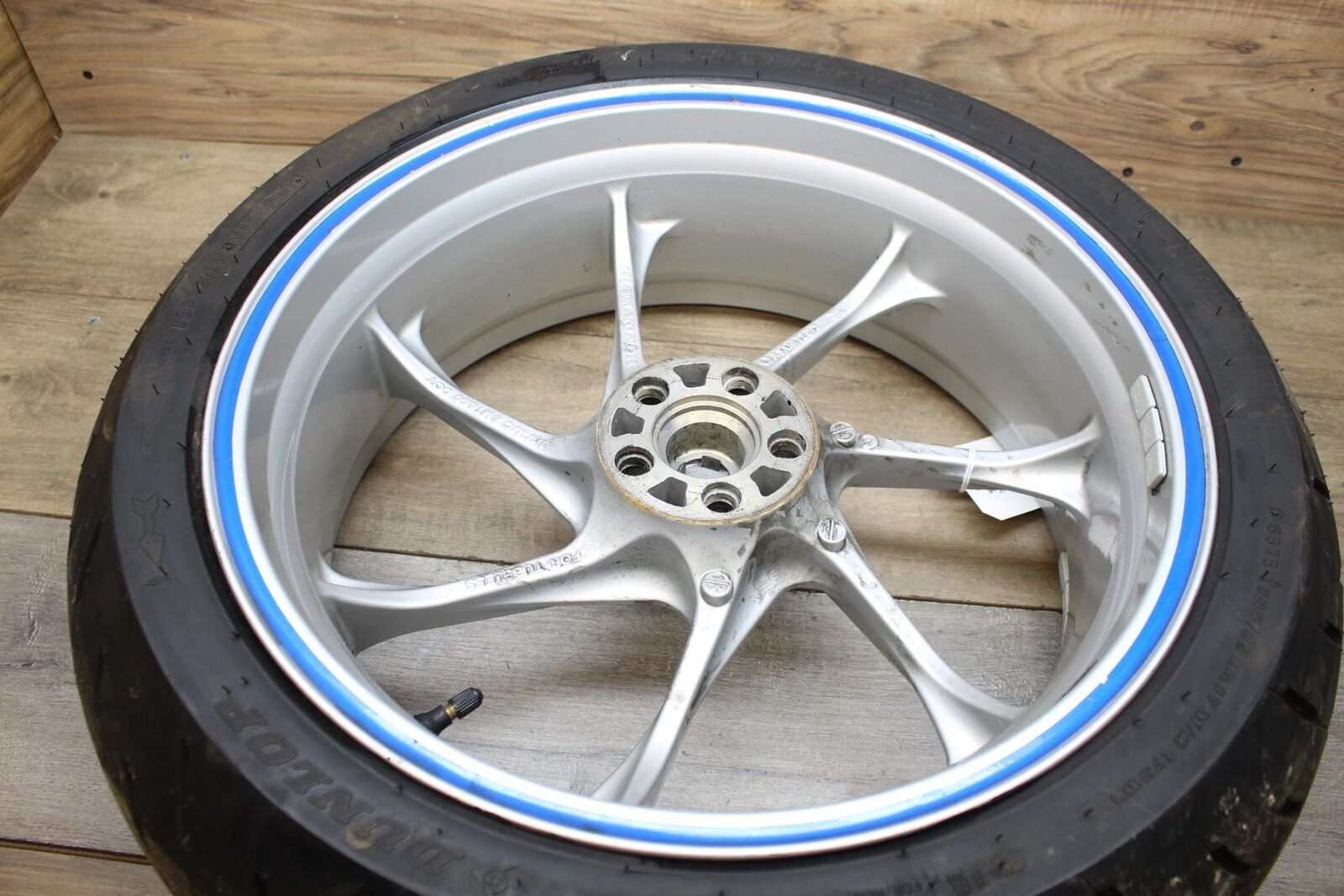 2013 Honda VFR1200F ABS DUNLOP REAR WHEEL BACK RIM W TIRE *NICE *RELISTED*