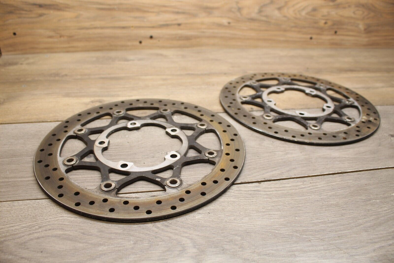 2007 07 Suzuki GSXR600 FRONT LEFT RIGHT BRAKE ROTOR SET ROTORS