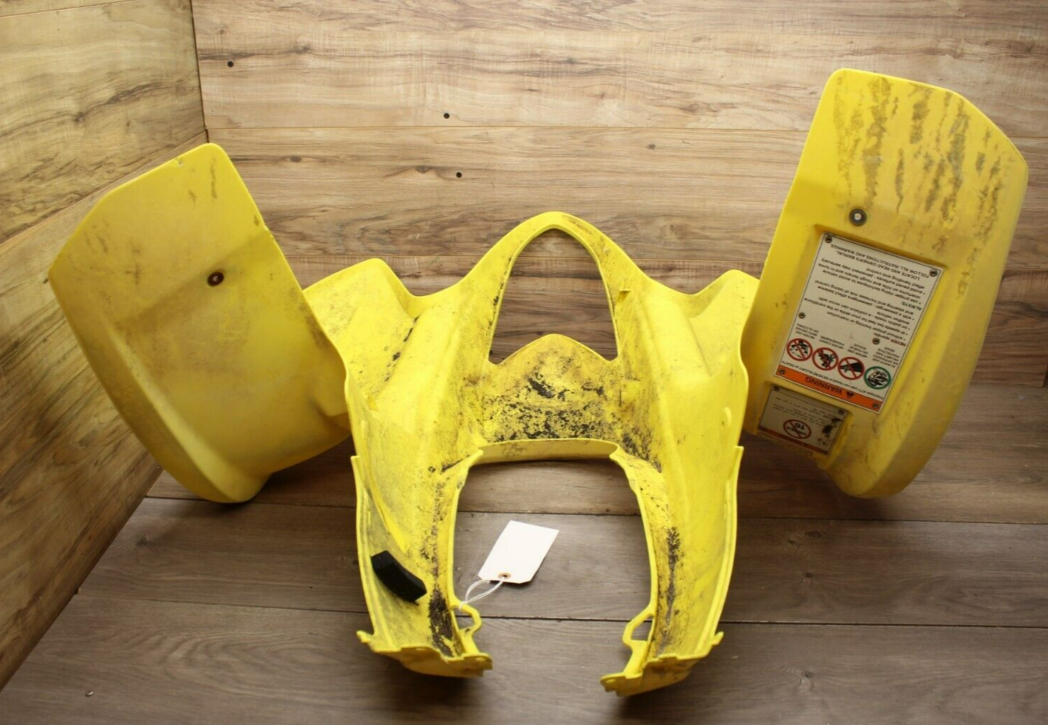 03-09 2004 Suzuki QUADSPORT 250 LTZ250 FRONT PLASTIC FAIRING YELLOW