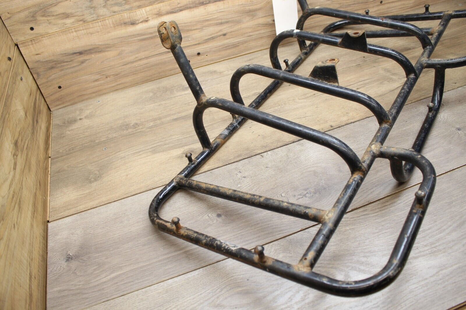 1985 Suzuki LT250EF LT 250 STRAIGHT BLACK FRONT LUGGAGE RACK