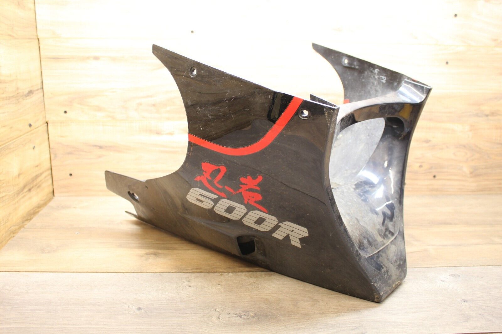 1988-1997 Kawasaki Ninja 600R BLACK BOTTOM BELLY PAN FAIRING