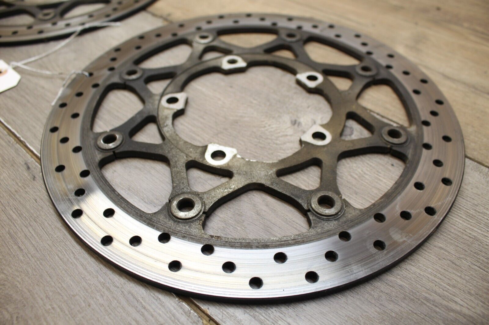 04 05 2004 Suzuki GSXR600 STRAIGHT FRONT LEFT RIGHT BRAKE ROTOR PAIR ROTORS