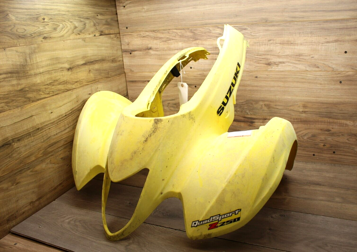 03-09 2004 Suzuki QUADSPORT 250 LTZ250 FRONT PLASTIC FAIRING YELLOW