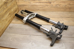 2008 Suzuki GSXR750 RIGHT LEFT FRONT SUSPENSION FORKS W LOWER TRIPLE TREE