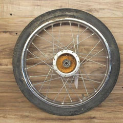 1979-1987 1984 Yamaha QT50 Yamahopper FRONT WHEEL RIM W TIRE 14”