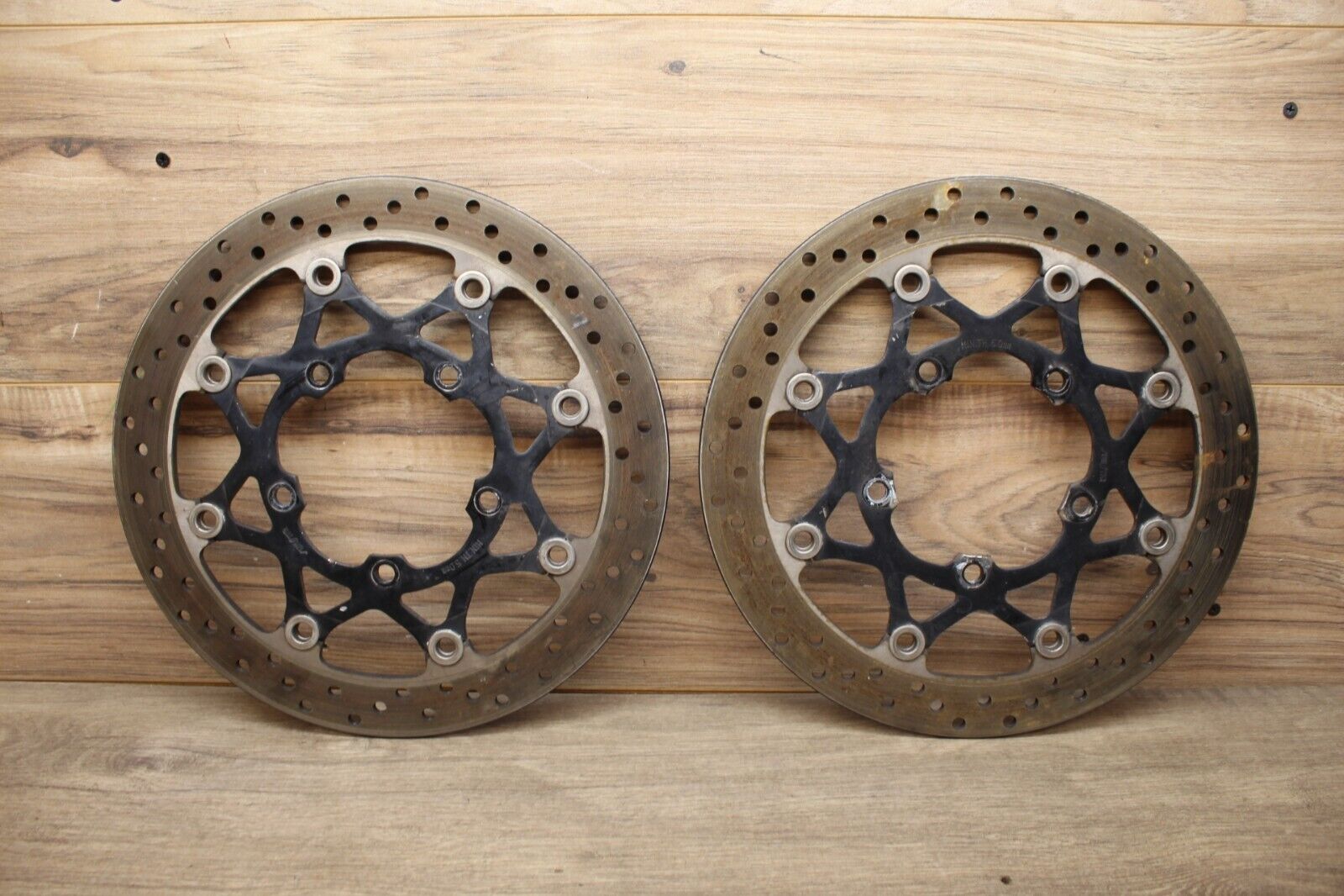 2007 07 Suzuki GSXR600 FRONT LEFT RIGHT BRAKE ROTOR SET ROTORS