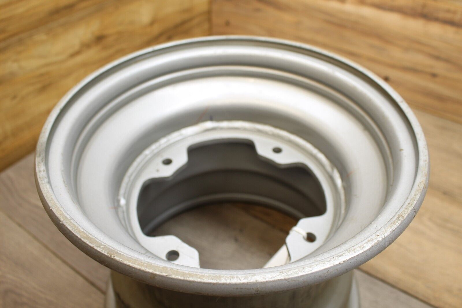 ATV Silver WHEEL RIM 10x8.5 4x108mm OX15A3