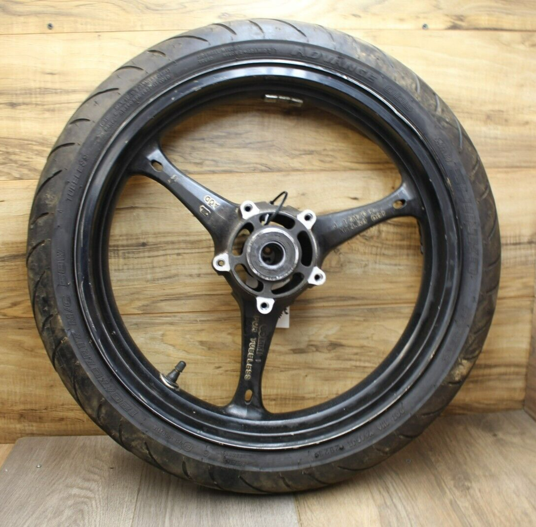 04 05 2004 Suzuki GSXR600 GSXR750 FRONT WHEEL RIM 17x3.50 W SHINKO TIRE