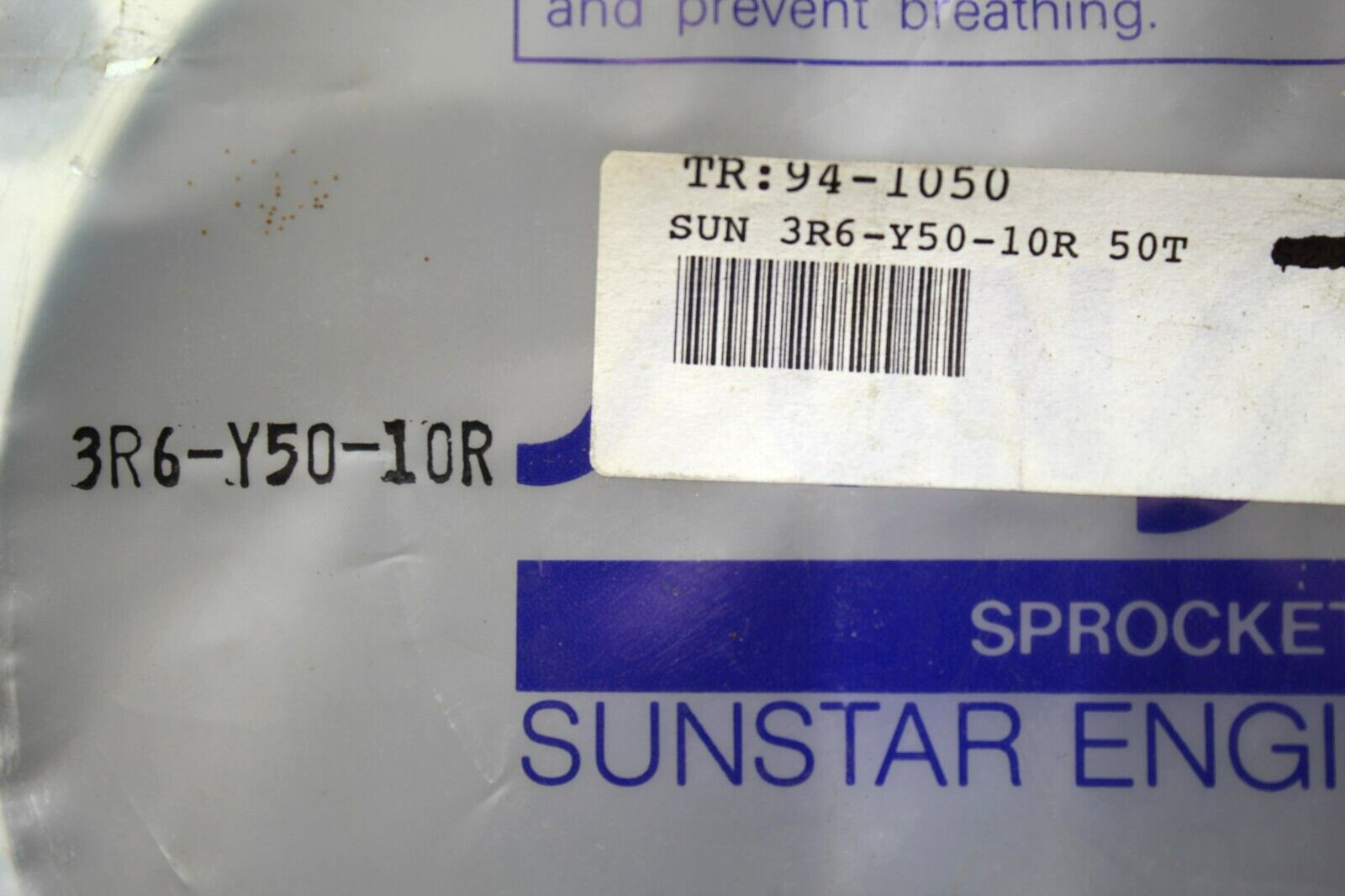 SUNSTAR Rear SPROCKET 50T 3R6-Y50-10R