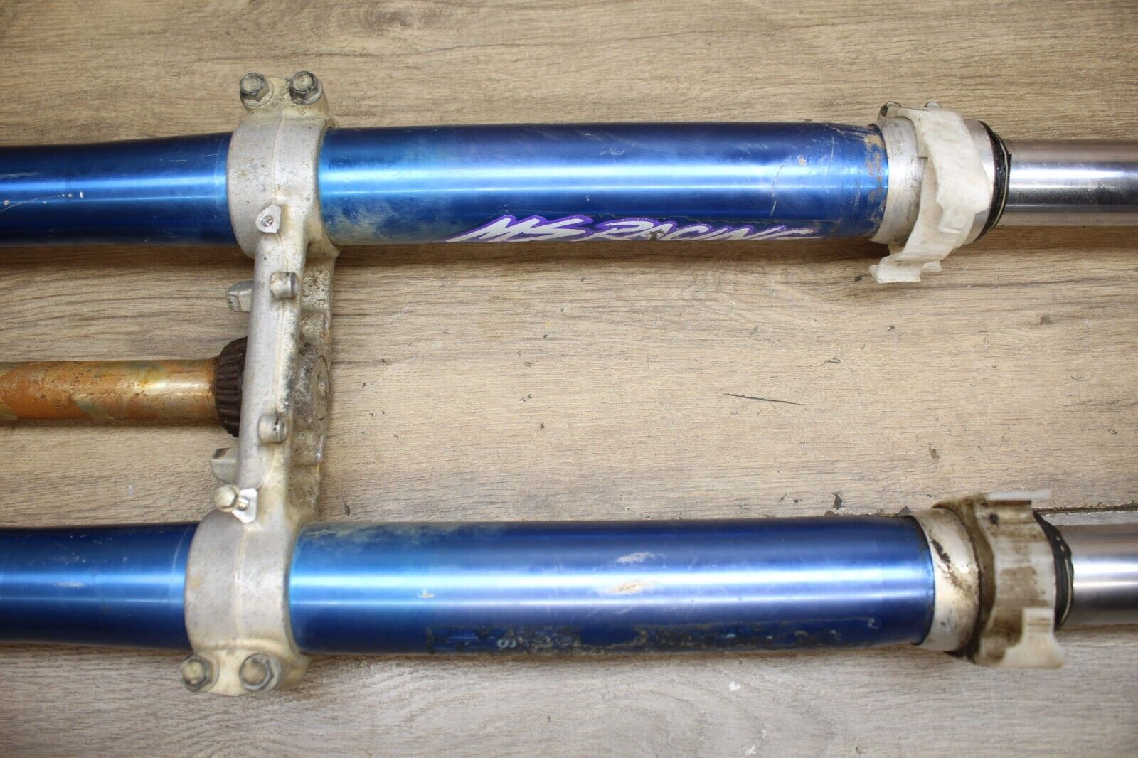 1991 91 Kawasaki KX125 KX 125 RIGHT LEFT FRONT SUSPENSION FORKS SHOCKS