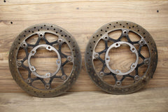 2007 07 Suzuki GSXR600 FRONT LEFT RIGHT BRAKE ROTOR SET ROTORS