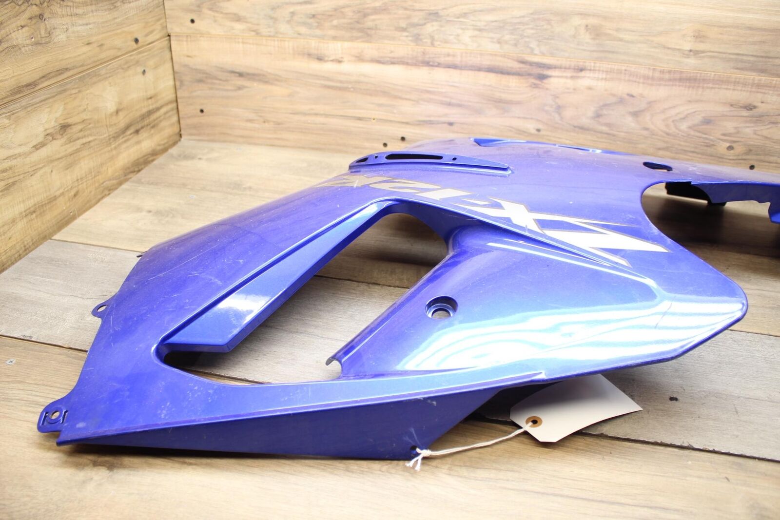 02-03 KAWASAKI ZX12R Zx1200r BLUE OEM RIGHT LOWER MID UPPER SIDE FAIRING COWL