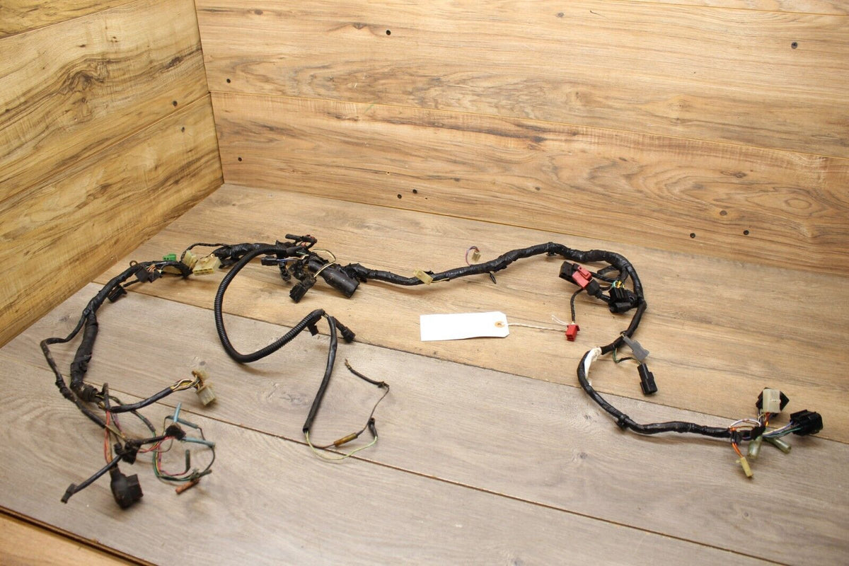 01-05 2002 02 Kawasaki ZRX1200R Main Engine Wiring Harness Wire Loom *For Parts