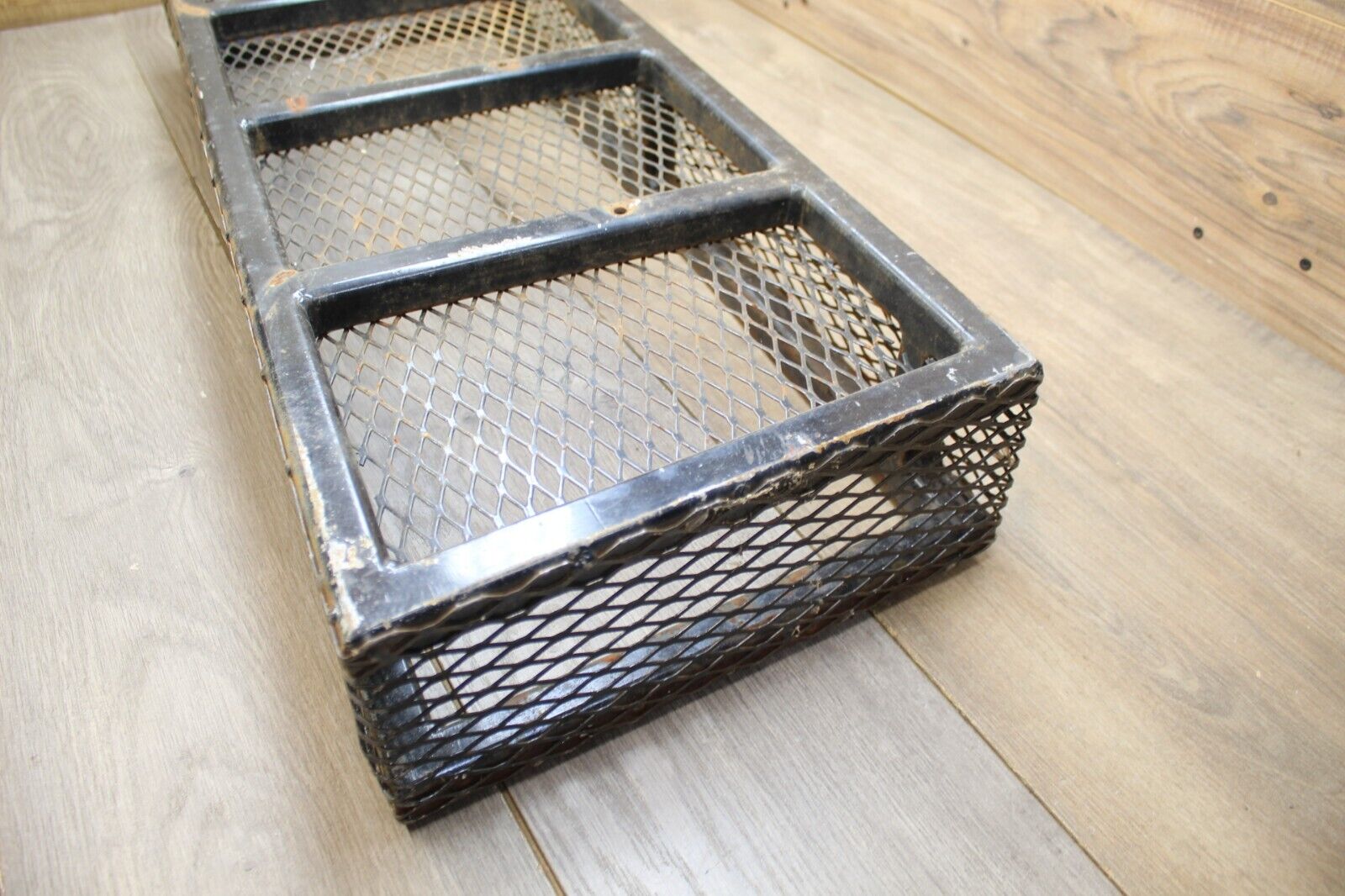 2003 03 Honda Rancher 350 TRX350 CUSTOM WELDED FRONT RACK BASKET BLACK