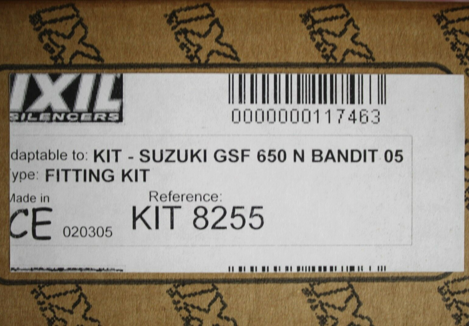 2005 Suzuki Bandit 650 IXIL Underseat OVAL INOX Silencer EXHAUST MUFFLER KIT