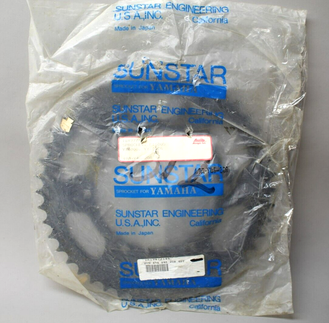 SUNSTAR for YAMAHA Rear SPROCKET 46T 49A-Y46-20R