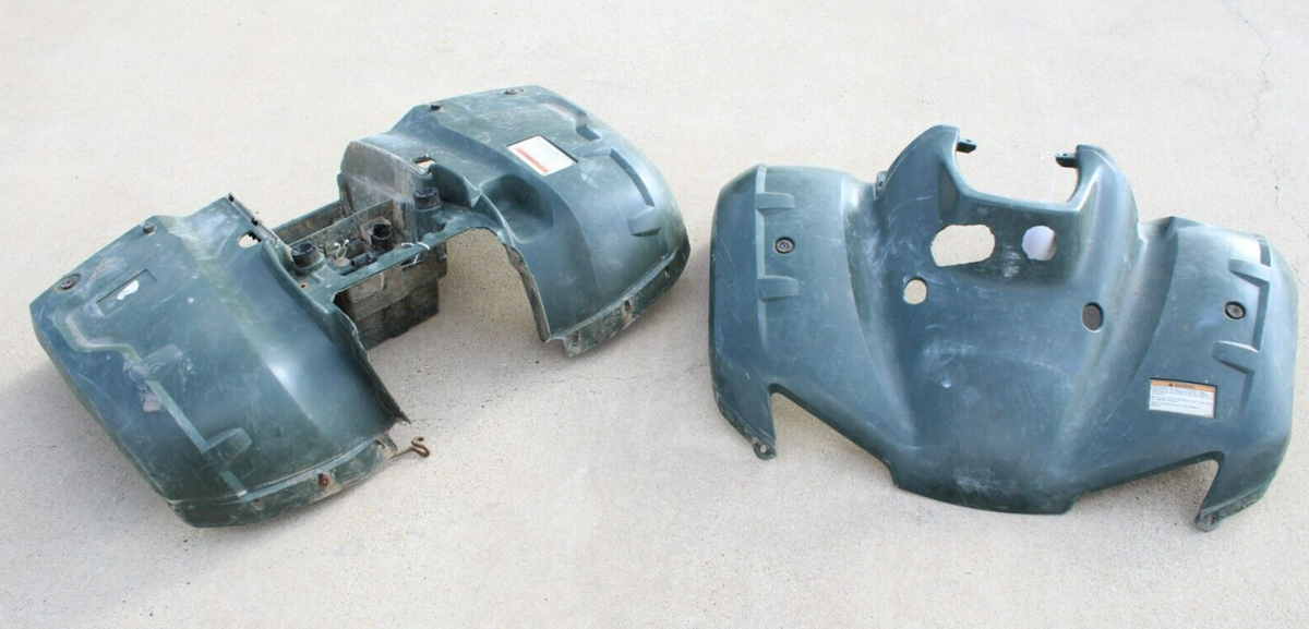 2009 09 Honda Recon TRX 250 TRX250 GREEN FRONT & REAR FENDER SET FENDERS