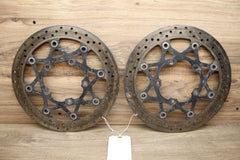 04 05 2005 Suzuki GSXR600 FRONT LEFT RIGHT WHEEL ROTOR BRAKE SET PAIR