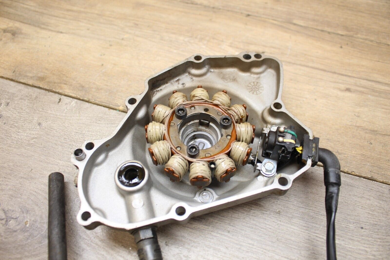 15 2015 Kawasaki KX450F KX 450 OEM STATOR ENGINE GENERATOR W COVER