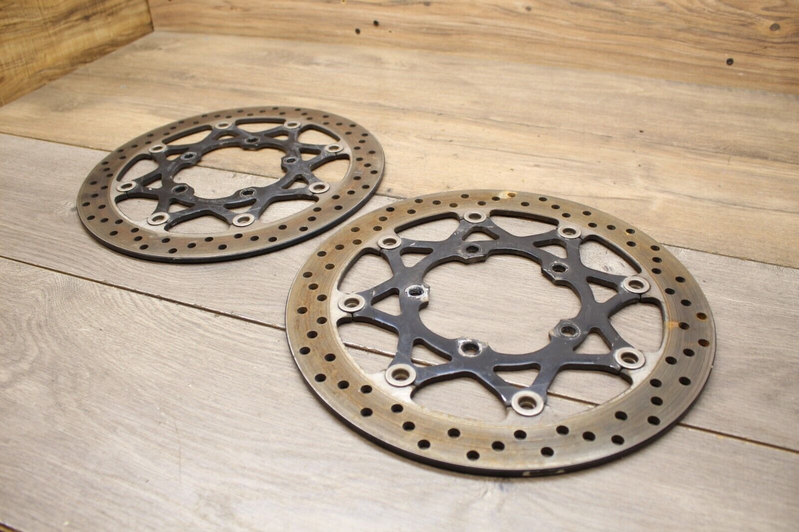 2007 07 Suzuki GSXR600 FRONT LEFT RIGHT BRAKE ROTOR SET ROTORS