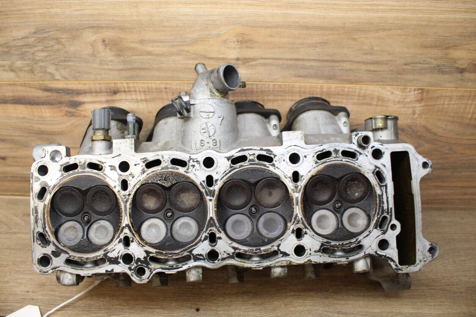 01 02 2002 Suzuki GSXR1000 GSXR 1000 Engine Cylinder Head w Covers