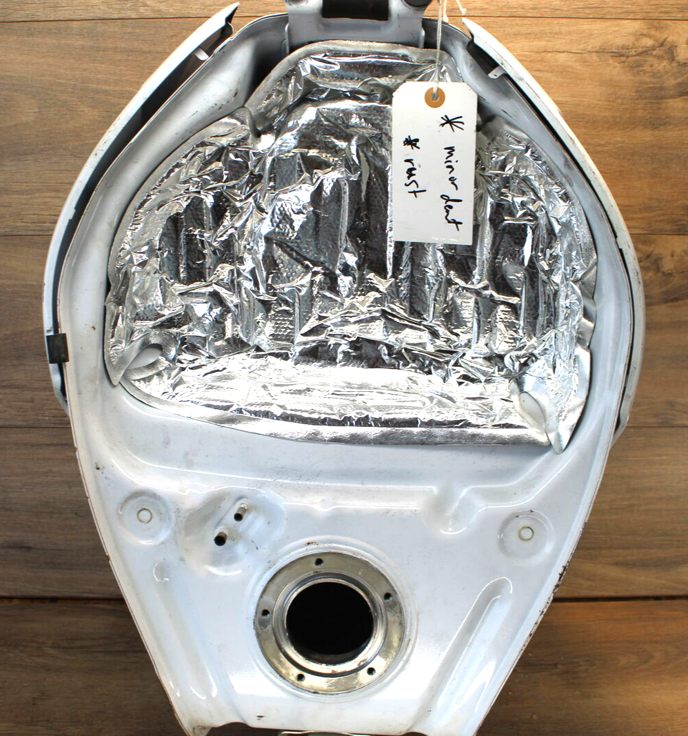 12 2012 Suzuki GSXR750 WHITE GAS TANK FUEL CELL PETROL RESERVOIR