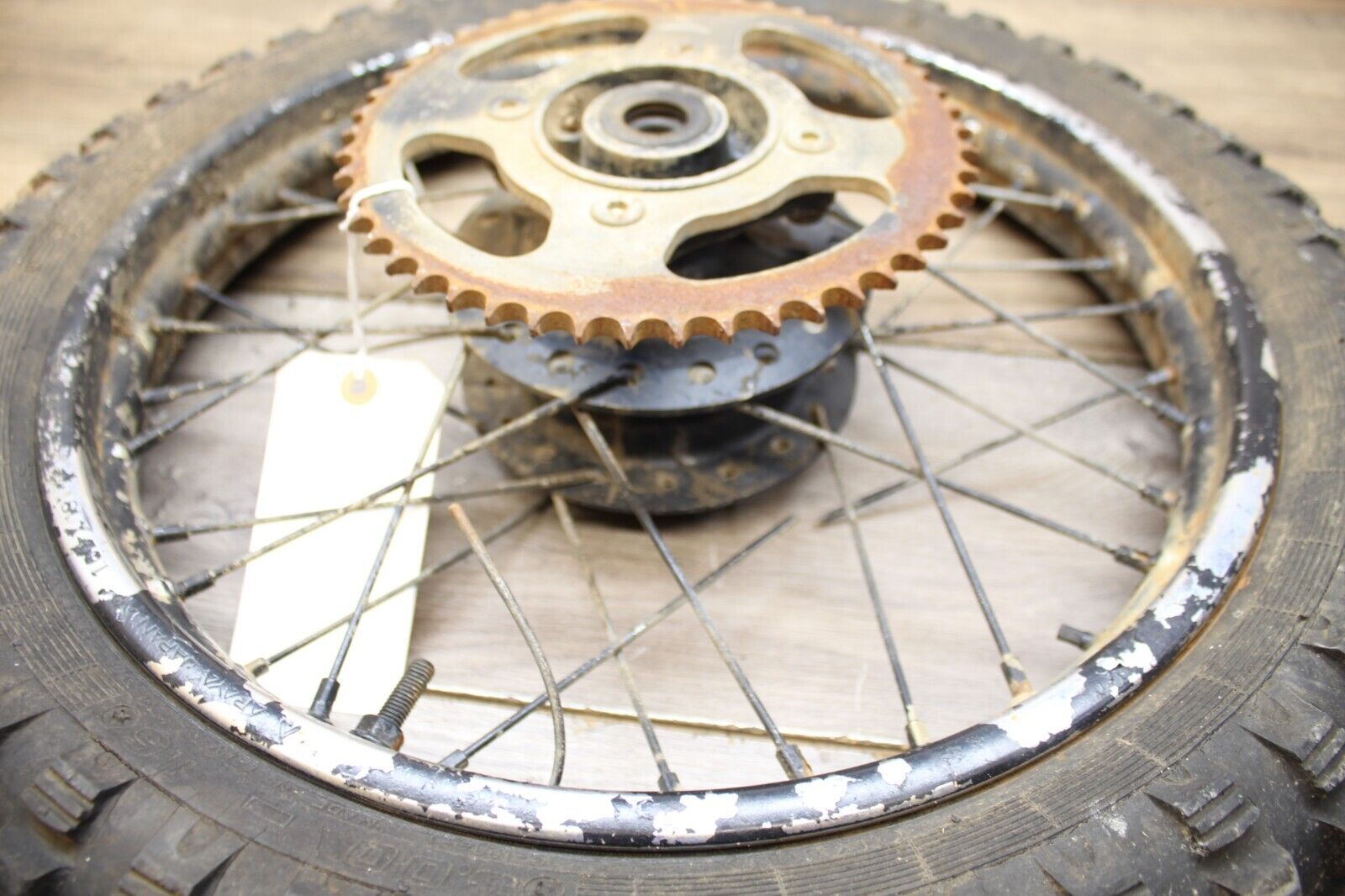 1999 99 Honda XR100 XR 100 REAR BACK WHEEL RIM 16x1.60