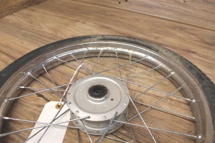 1979-1987 1984 Yamaha QT50 Yamahopper FRONT WHEEL RIM W TIRE 14”