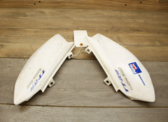 07 2007 Yamaha TTR50 RIGHT LEFT REAR BACK FENDER PLASTIC SET WHITE